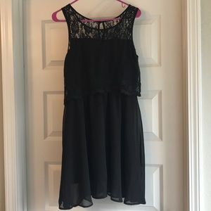Black Lace top dress